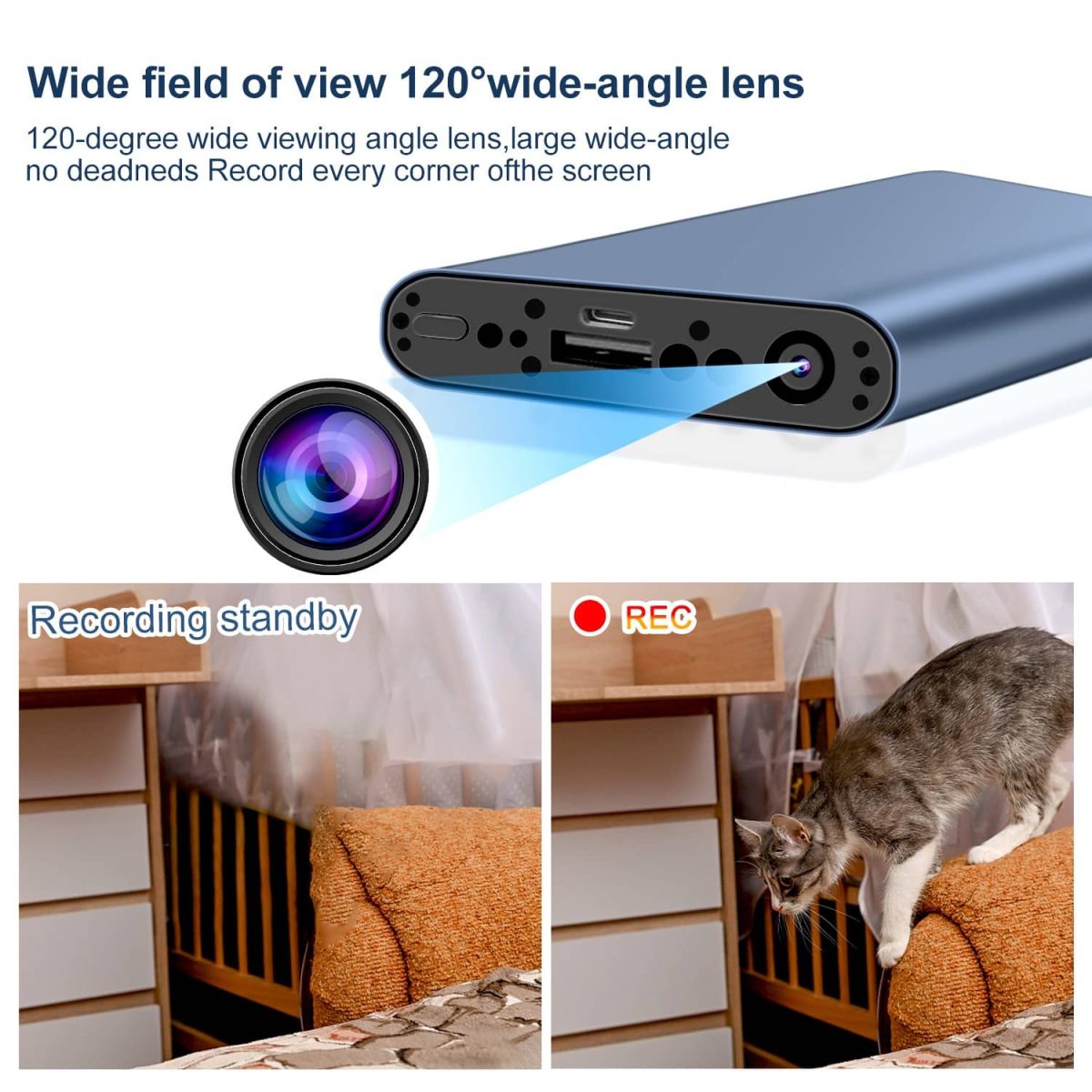 H8 2K高清充電寶相機