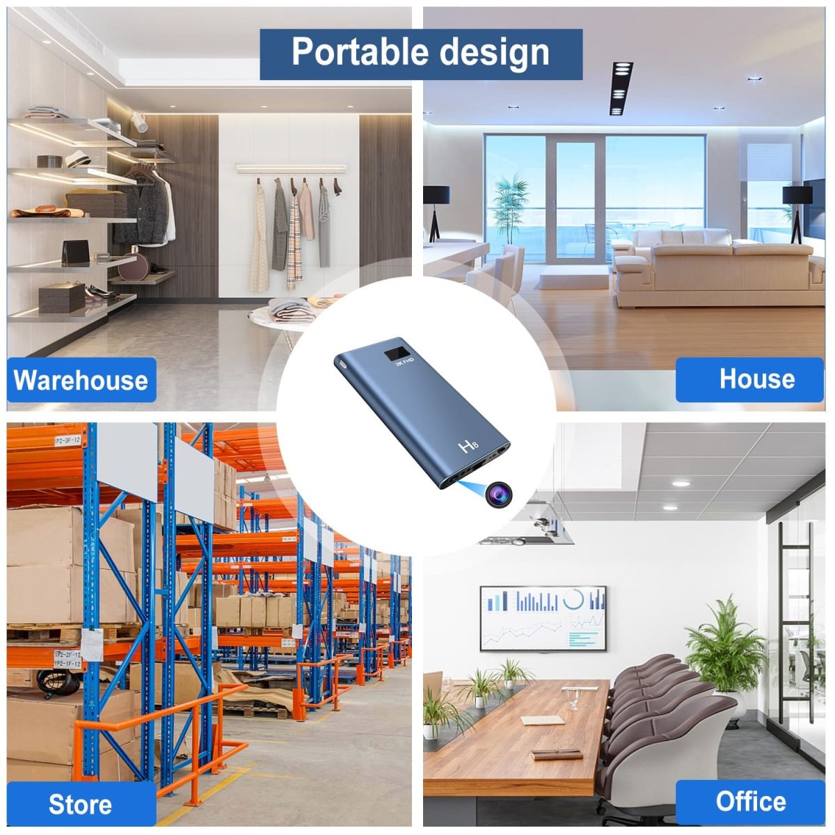 H8 2K高清充電寶相機