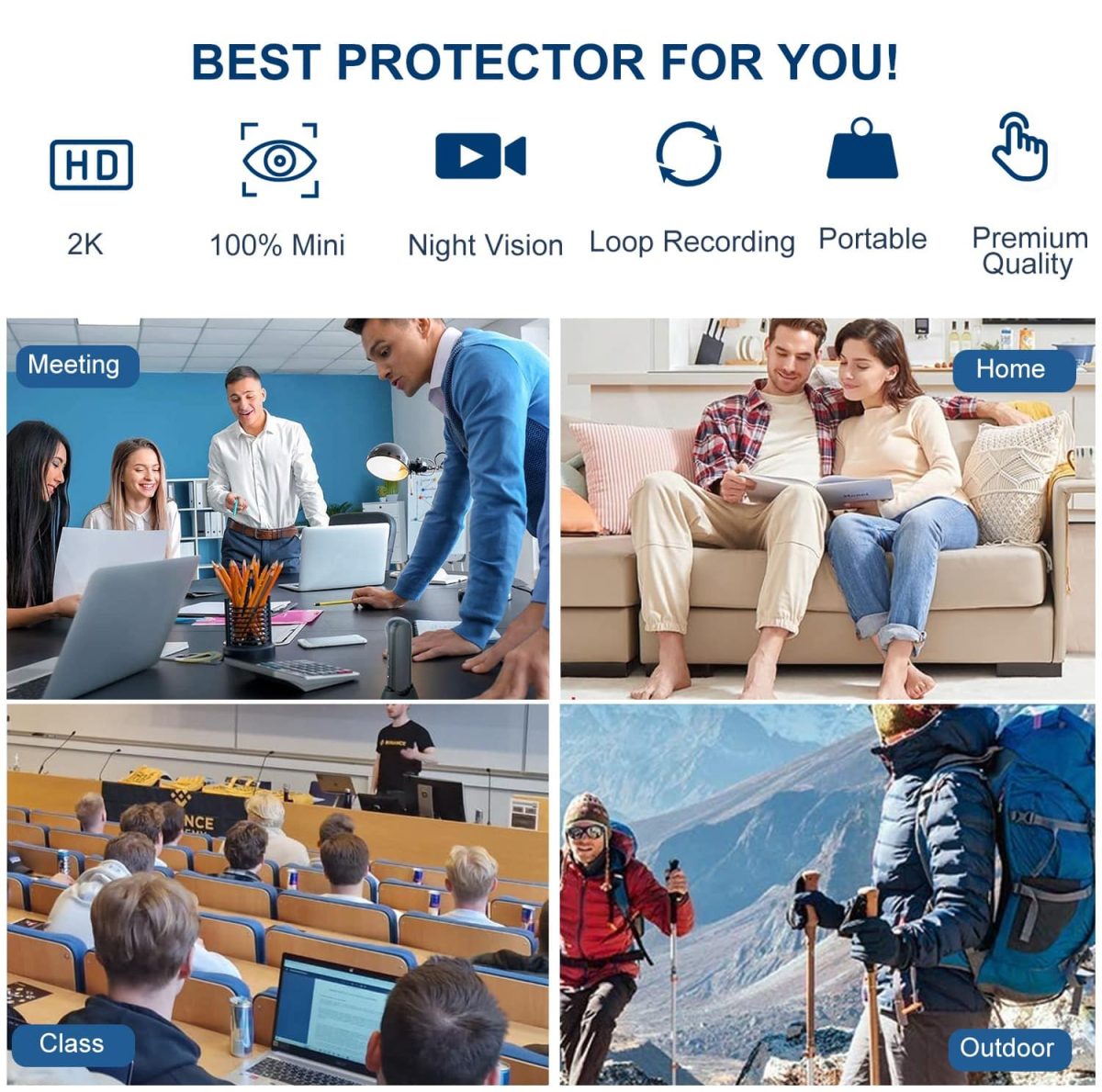 H8 2K高清充電寶相機