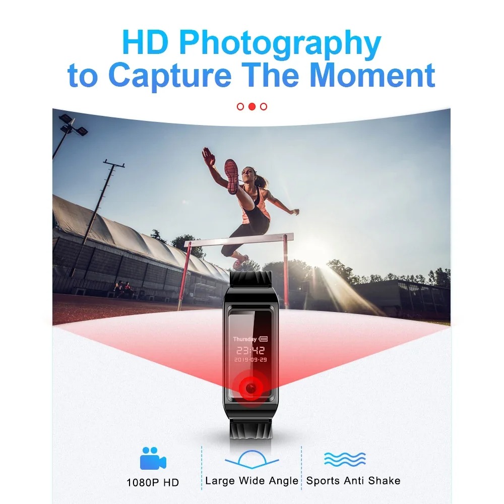 迷你攝錄鏡頭手錶 1080P DV DVR