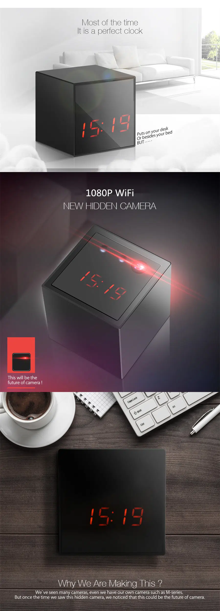 多功能揚聲器時鐘相機